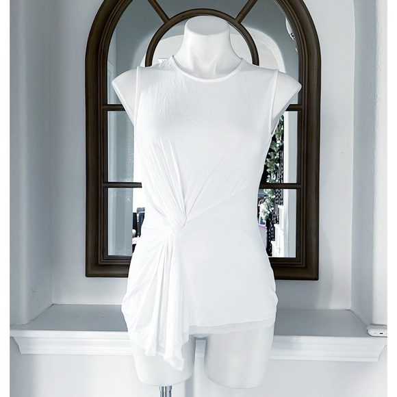 Kobi Halperin Stevie Knotted Sleeveless Top, White Size XS New w/Tag Retail $148 - Picture 13 of 16